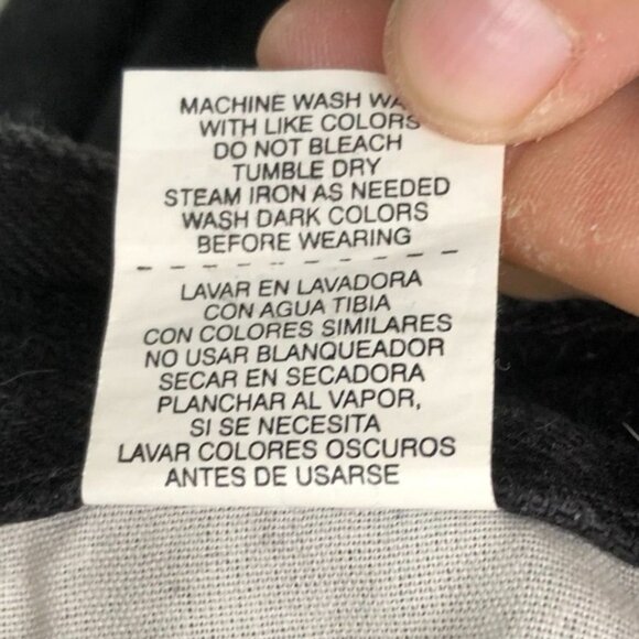 Arizona Mens Jeans Size 54 Loose Fit Straight Leg Black Denim Casual 100% Cotton - Picture 12 of 16